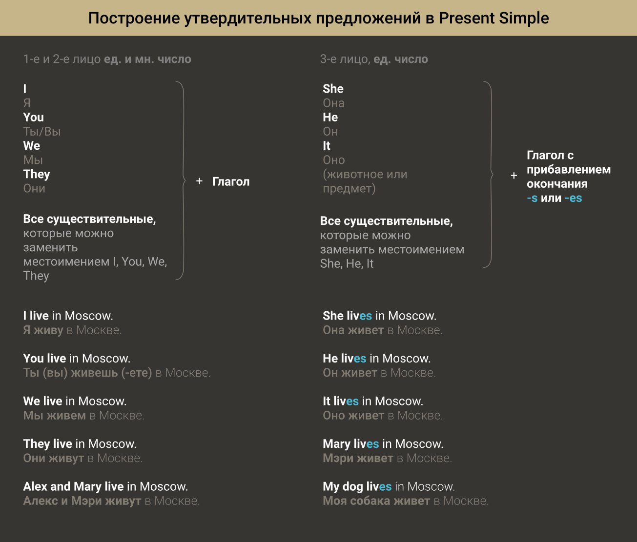 Present Simple: правила, примеры и случаи употребления - EnglishPlan.ru